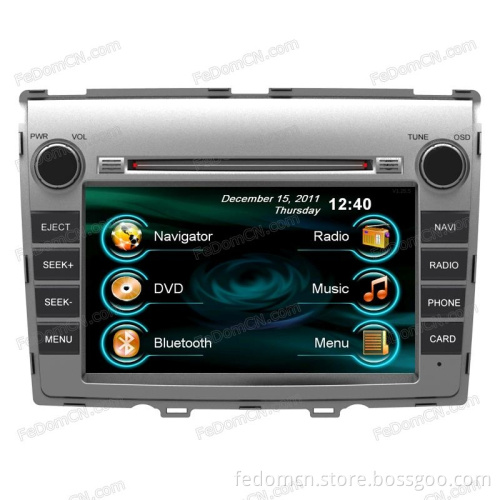 Car DVD GPS Navigation and Entertainment System for Mazda 8 (C8027C8)